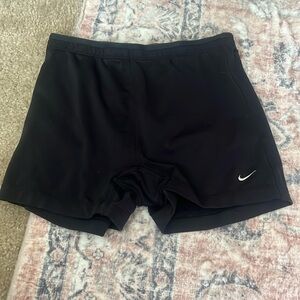 black nike shorts